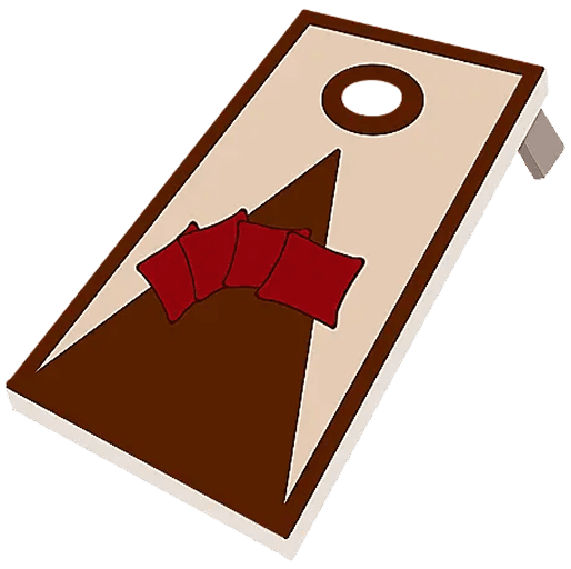 Cornhole illustration
