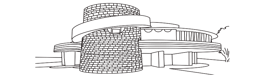David & Gladys Wright House illustration